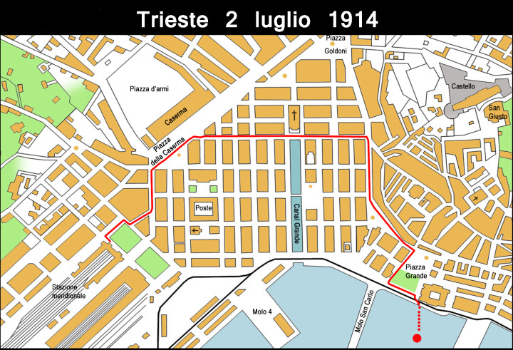 Trieste Percorso funerale